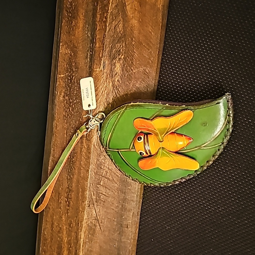 Southern Sparkle Leather Coin Purse